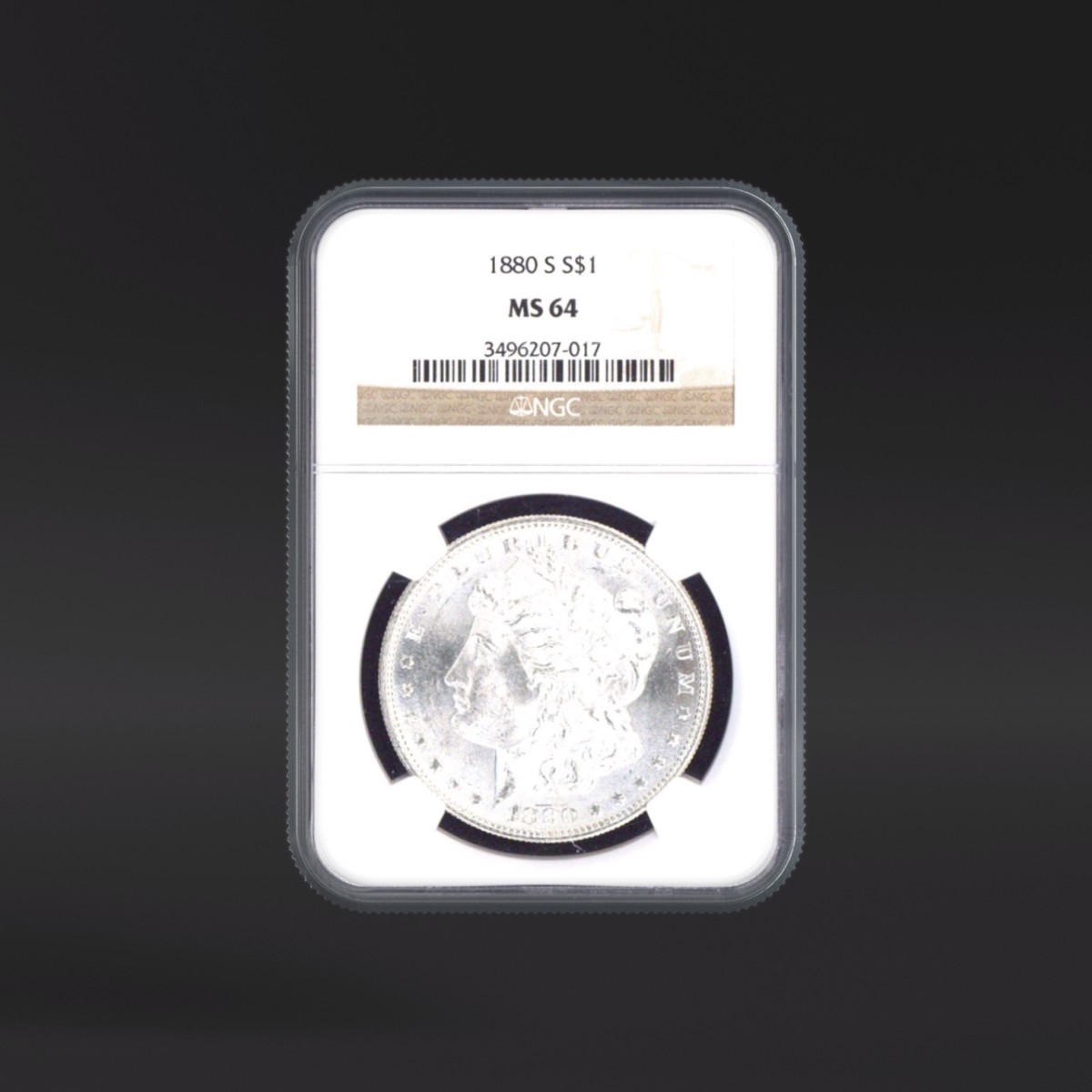 1880-S One Dollar NGC MS64 - US NGC MS64